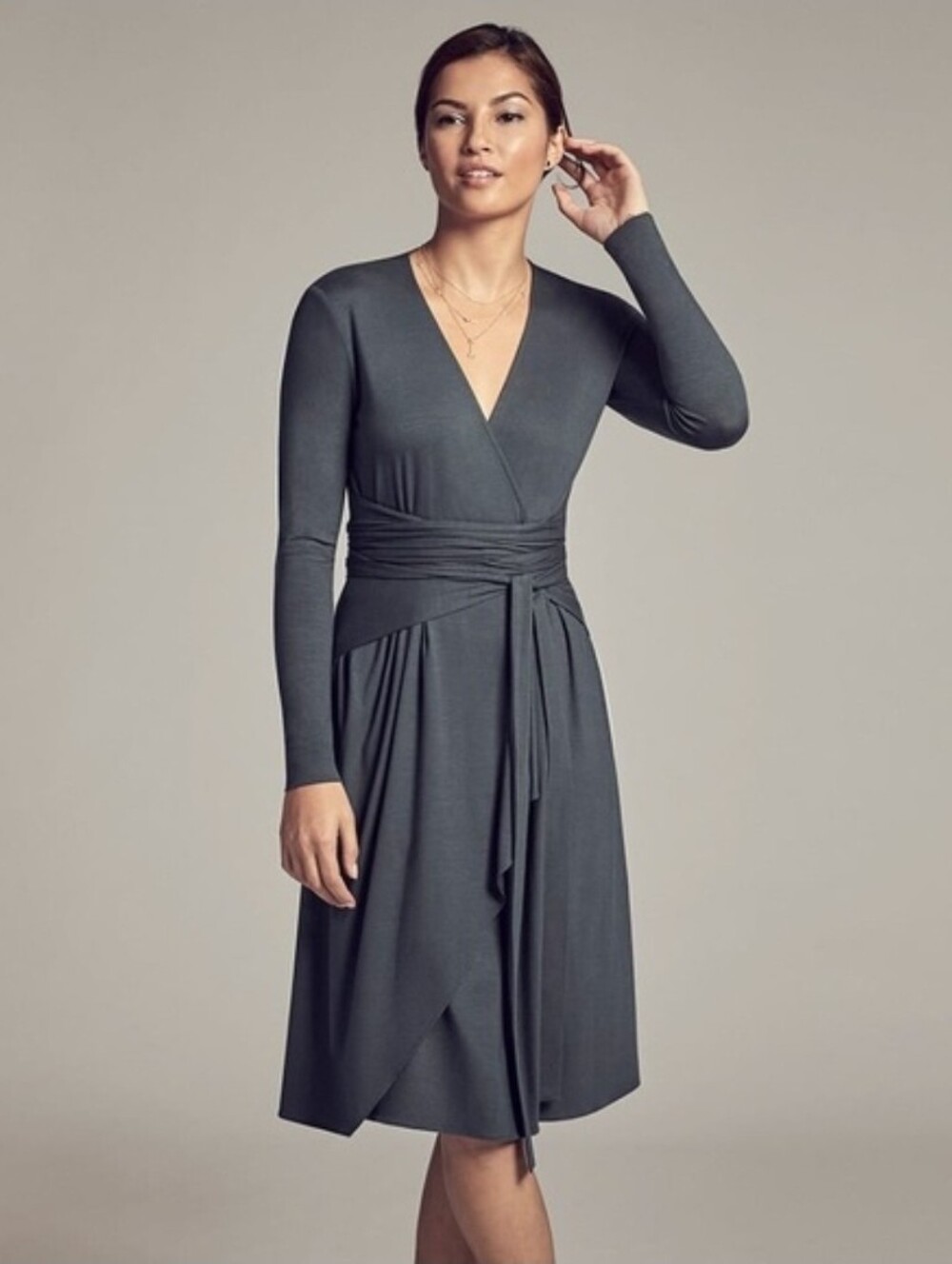 MM Lafleur The Katerina Silk Wrap Dress